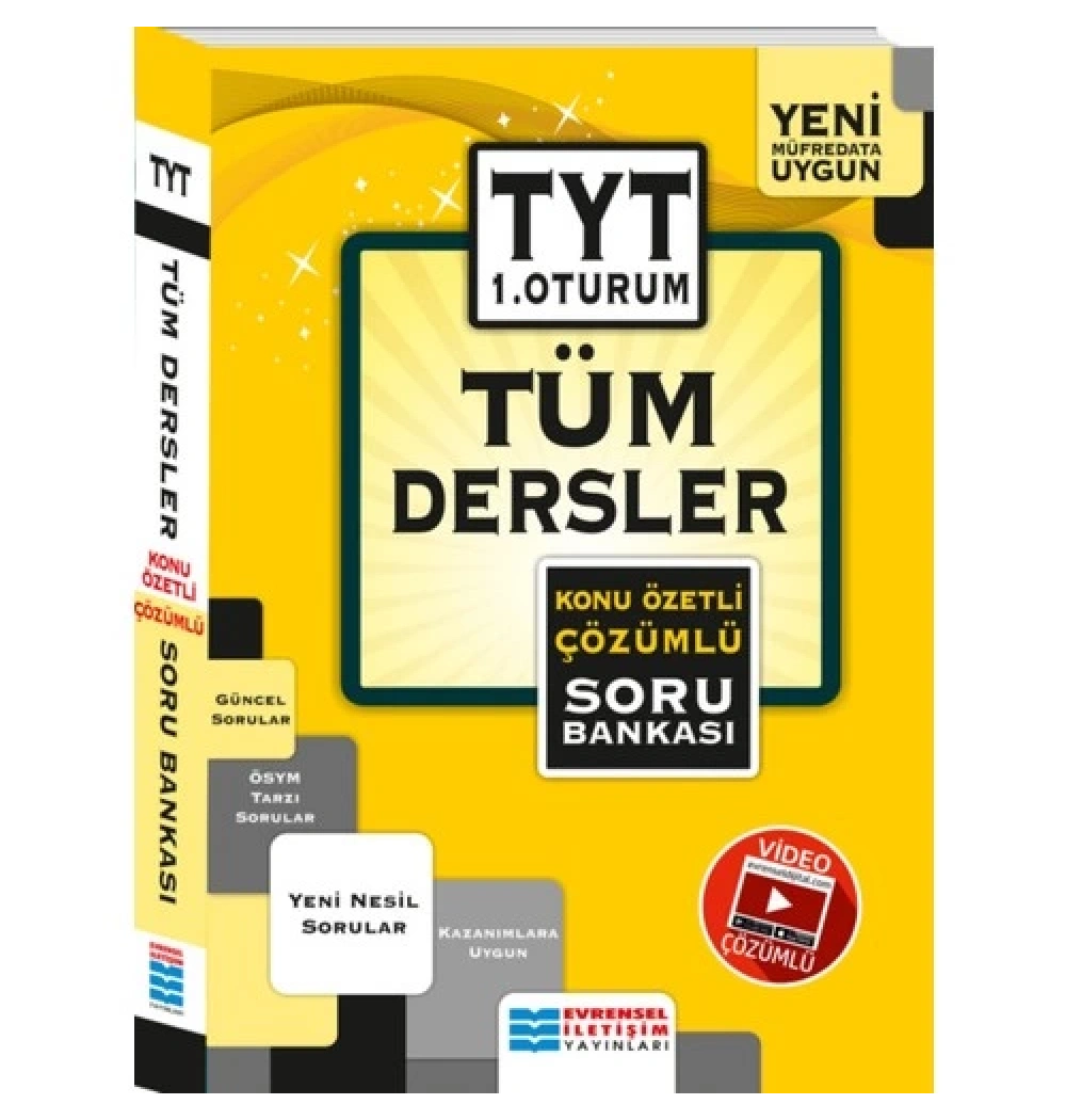 Tyt  Tüm Dersler Konu Özetli Çözümlü Soru Bankası  Evrensel