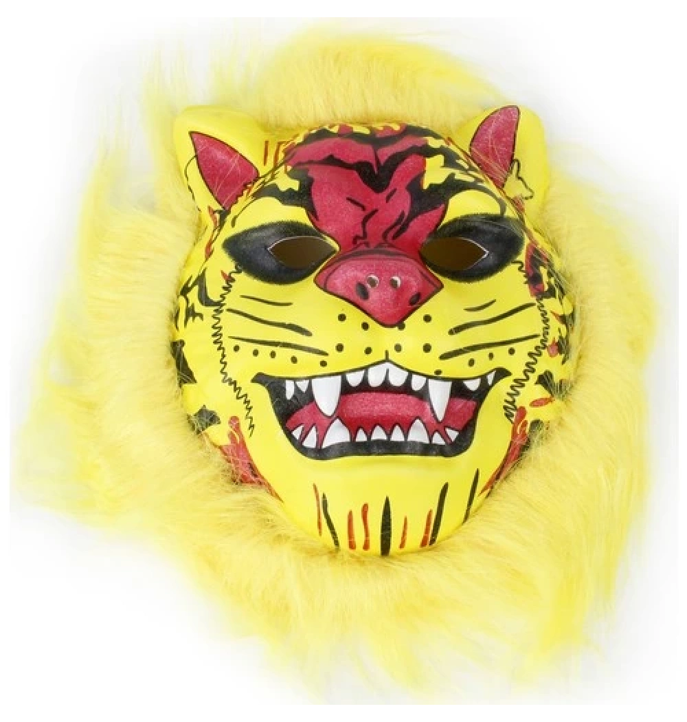 Dolphın Tüylü Maske Kaplan Kod: Dlpms-2319