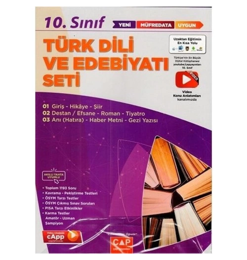 Çap 10.Sınıf Türk Dili Edebiyatı Seti