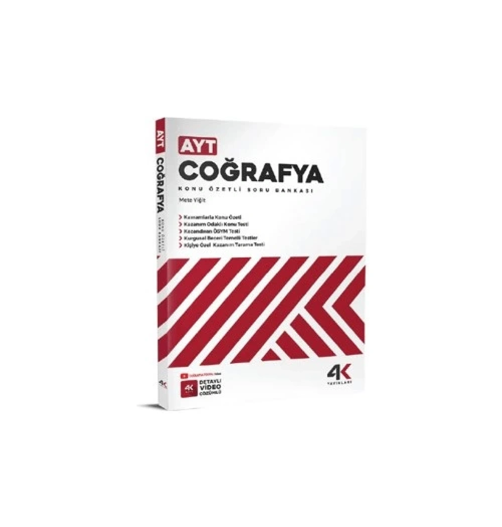 Ayt Coğrafya Konu Özetli Soru Bankası 4 K Yayınları