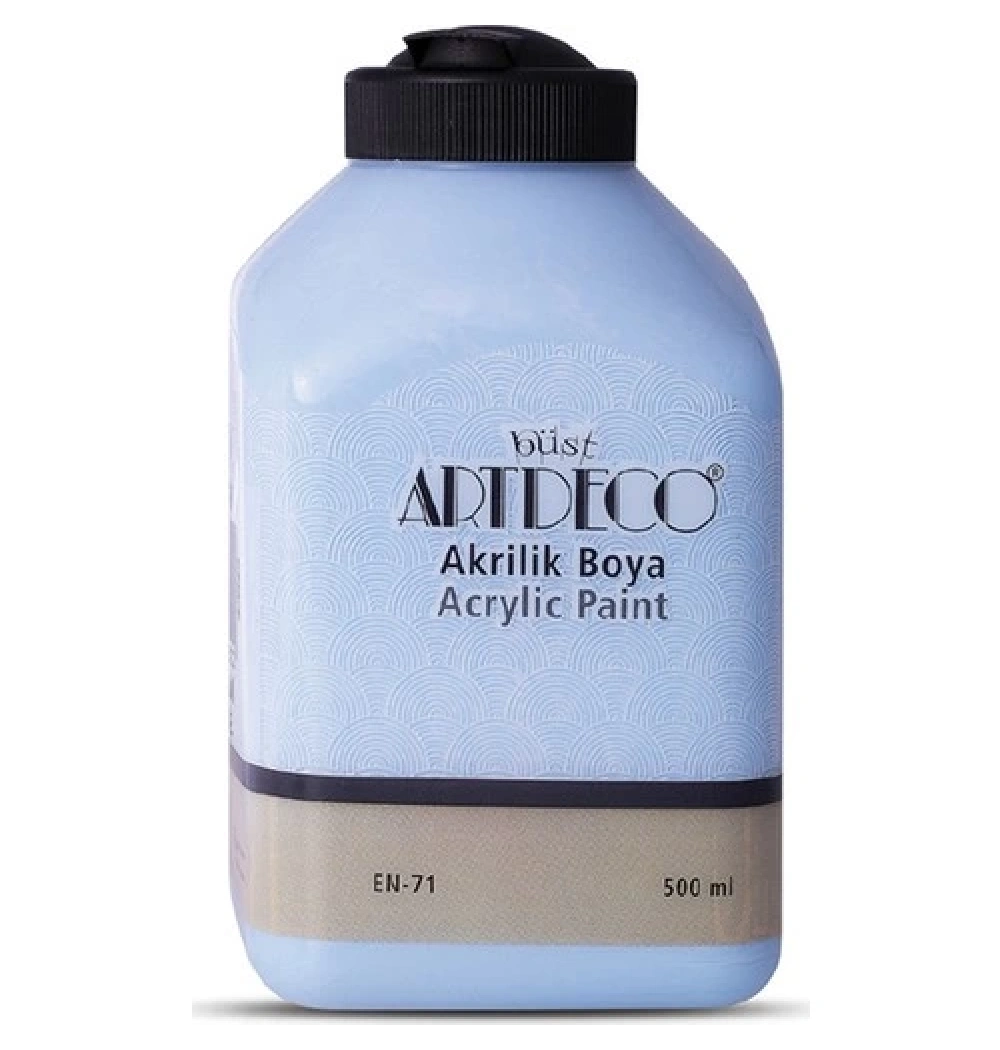 Lisans Artdeco Akrilik Boya 500 Ml Bebek Mavi Lv-Y-070L-3679