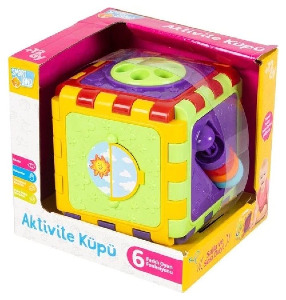 Smartland Kutulu Aktivite Eğitici Küpü
