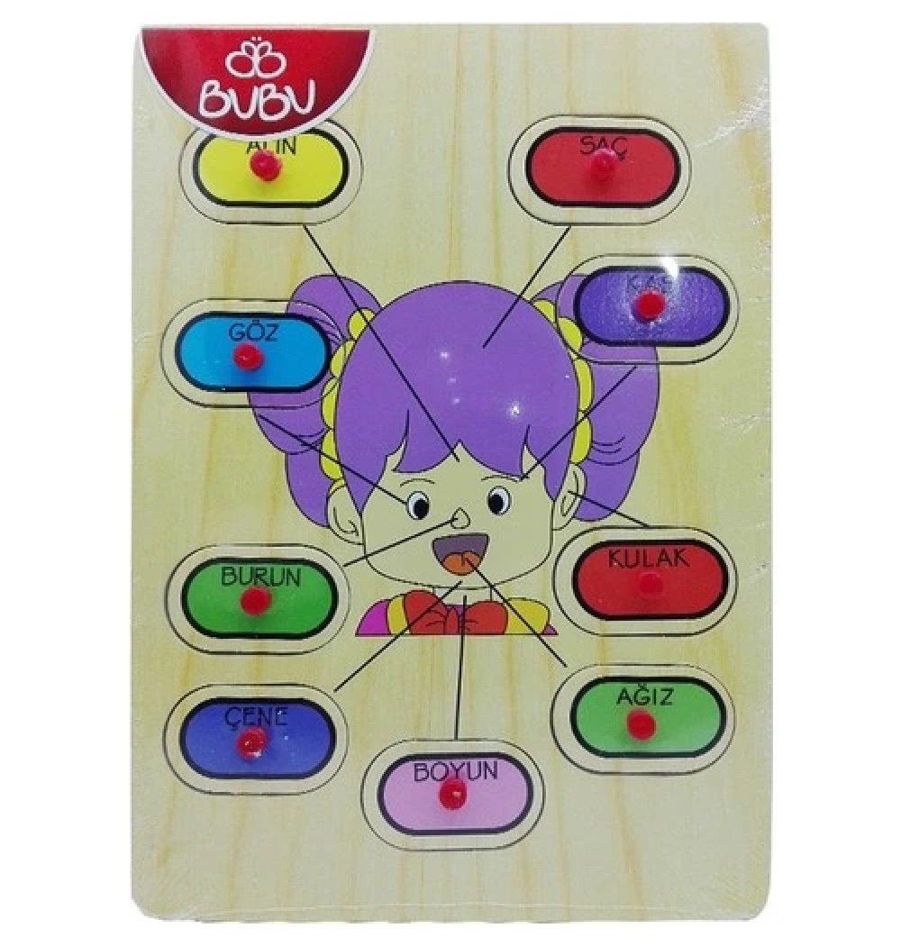 Bu-Bu Ahşap Puzzle Yüz 30X21,5X0,8 Cm  Kod:Bubu-Ap0052