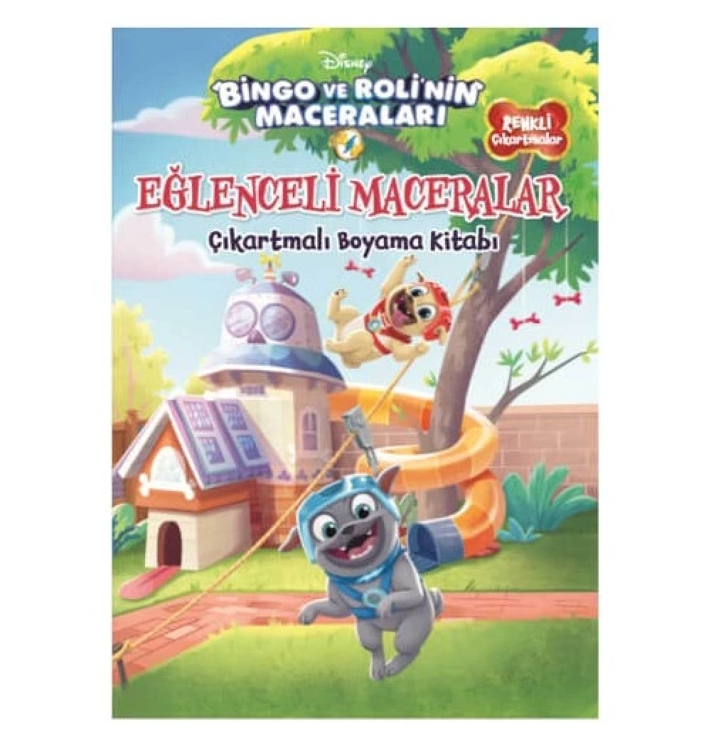 Disney Bingo Ve Rolinin Maceraları Çıkartmalı Boyama Kitabı   Doğan