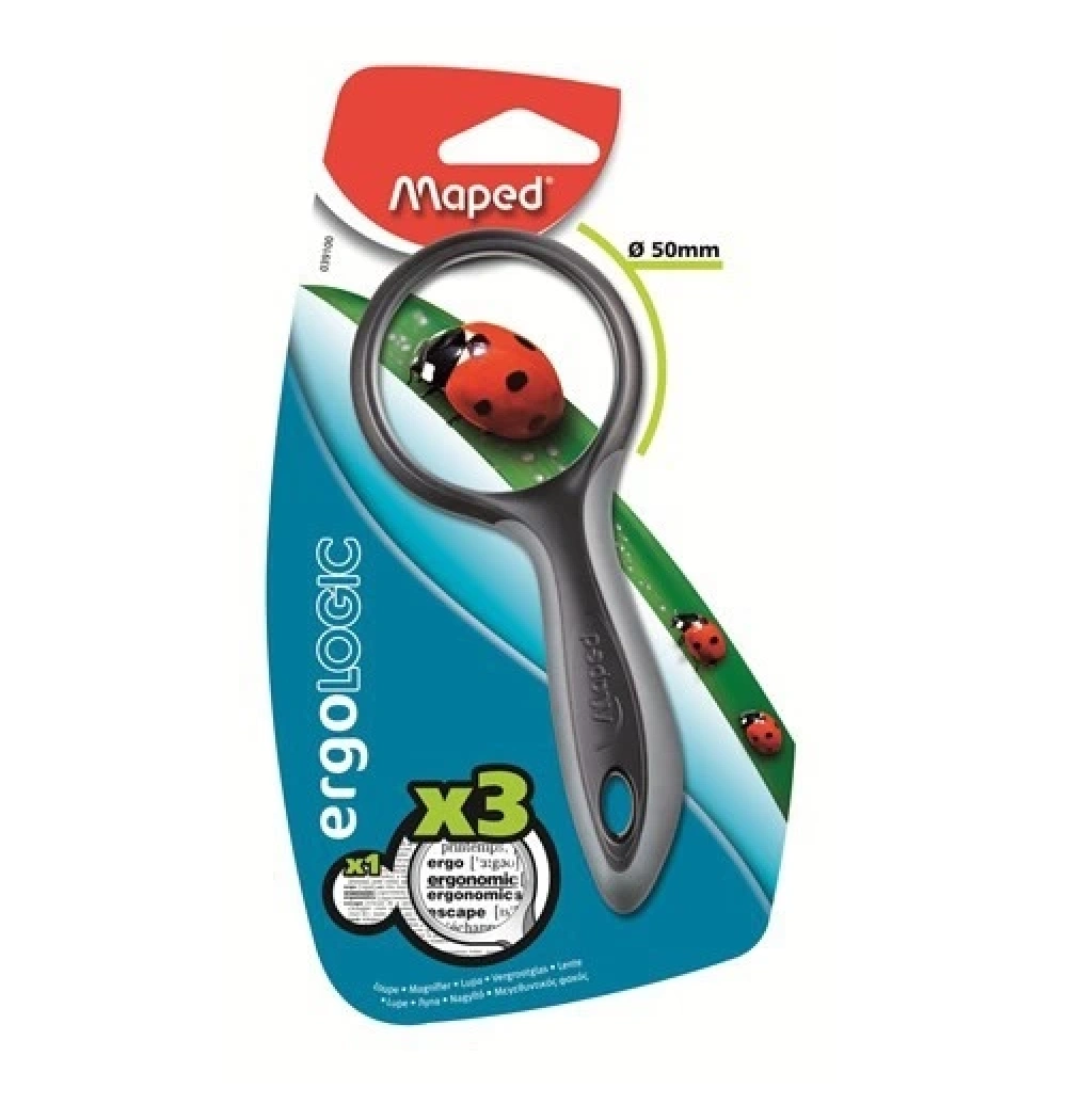 Maped Ergologıc Büyüteç  X3-50Mm Gri
