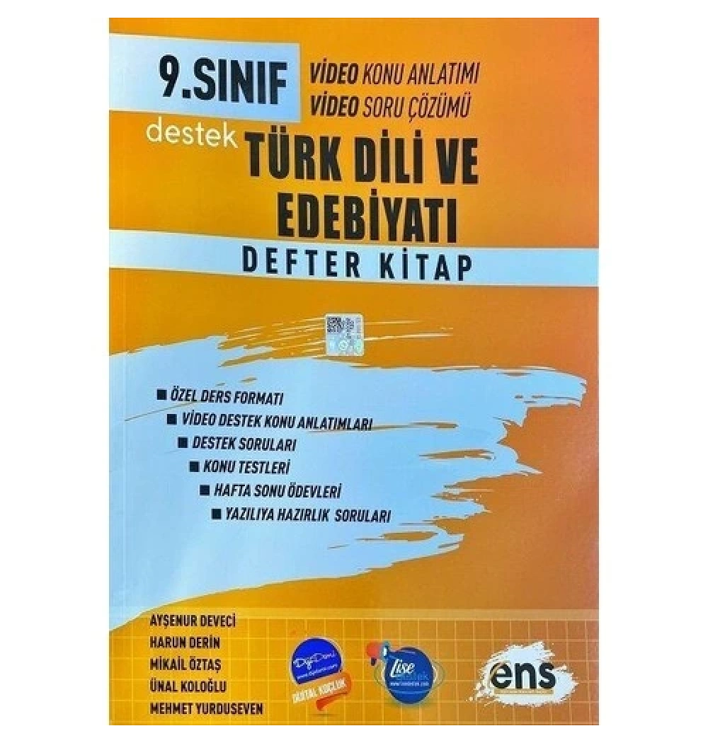 *Kampanya* Ens 9.Sınıf Destek Türk Dili Edebiyatı Defter Kitap