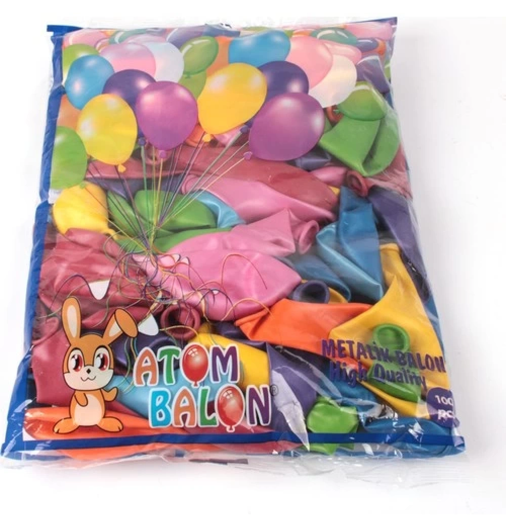 Atom Balon Metalik Karışık 12