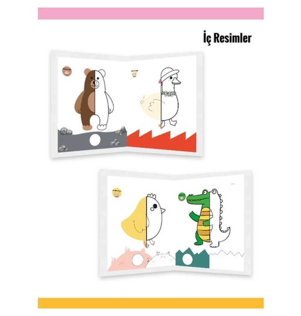 İlk Boyama Kitabım Hayvanlar  Yeti Kitap