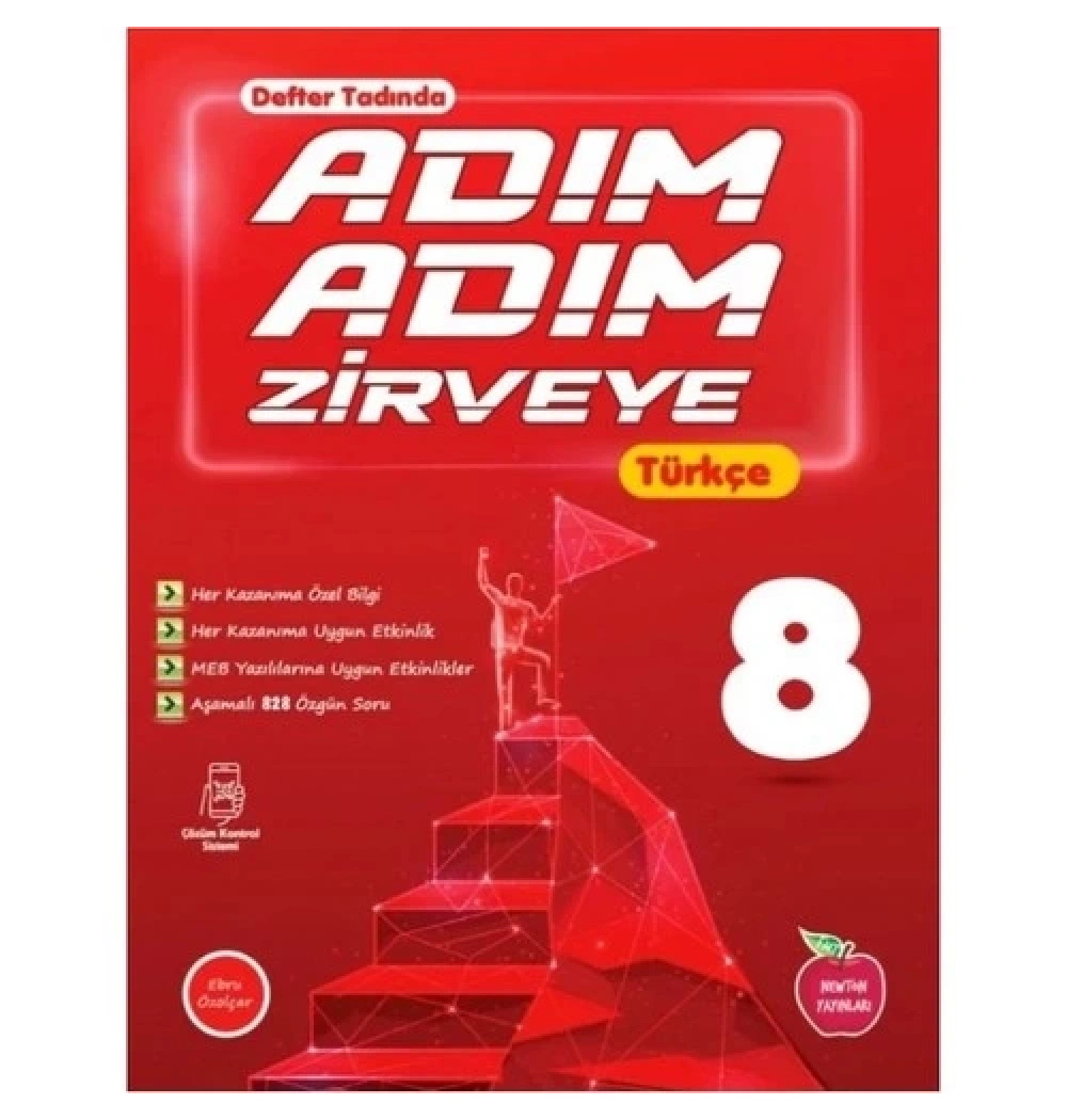 Newton 8.Sınıf Türkçe Adım Adım Zirveye Defter Tadında