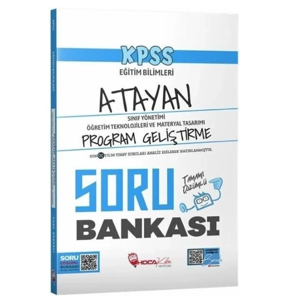 Kpee Eğitim Bilimleri Program Geliştirme Atayan Soru Bankası  Hoca Kafası