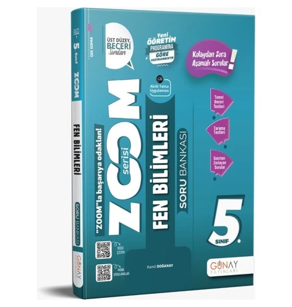 Günay 5.Sınıf Fen Bilimleri Soru Bankası Zoom Serisi