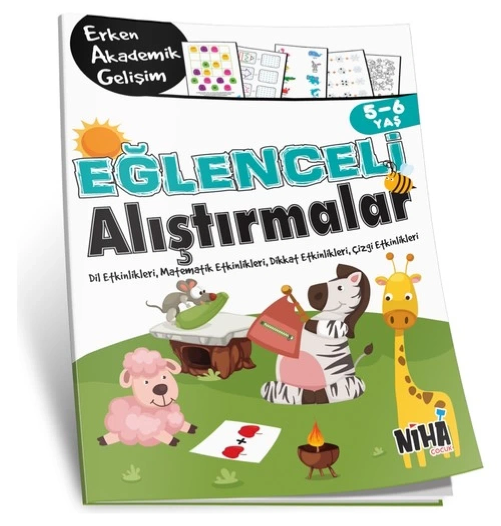 Eğlenceli Alıştırmalar 5-6 Yaş  Niha Çocuk