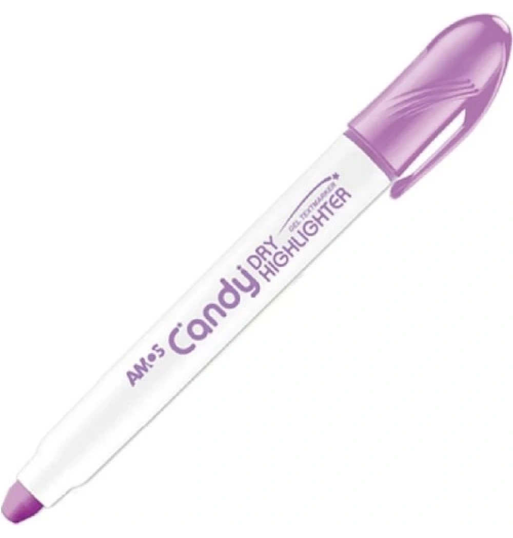 Amos Fosforlu Kalem Jel Dry Pastel Mor