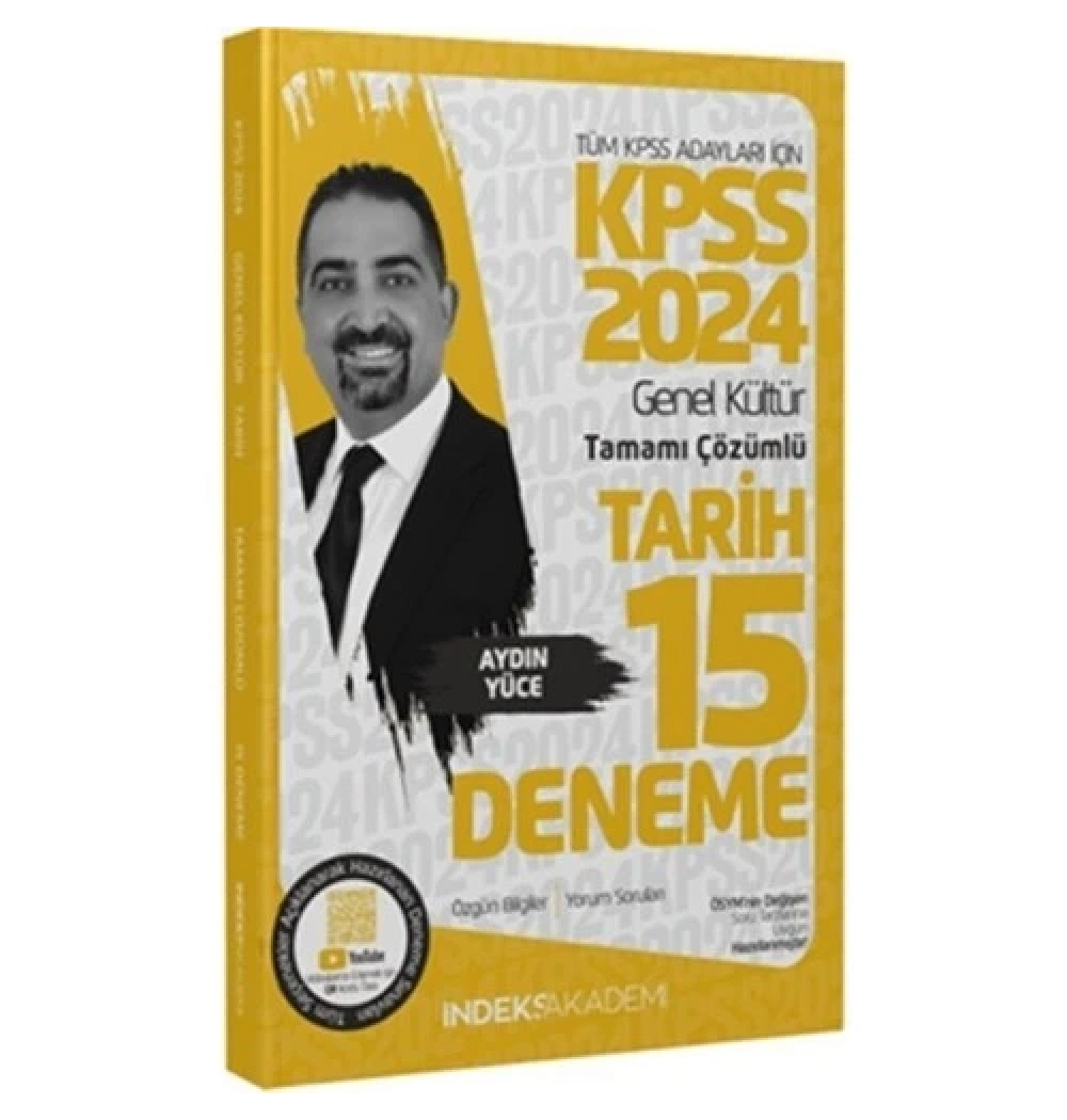 Kpss 2024 Gk Tarih 15 Çözümlü Deneme  İndeks Akademi