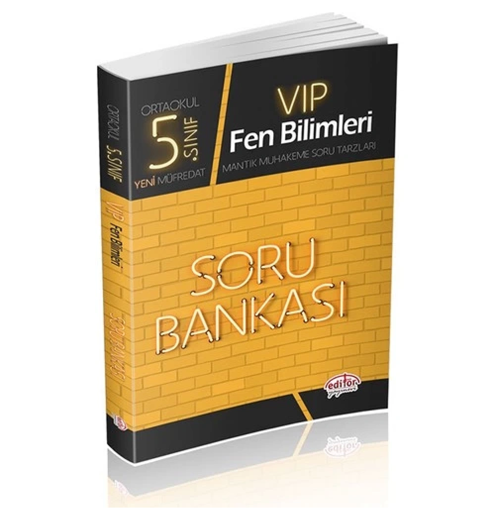 Editör 5.Sınıf Vip Fen Bilimleri Soru Bankası