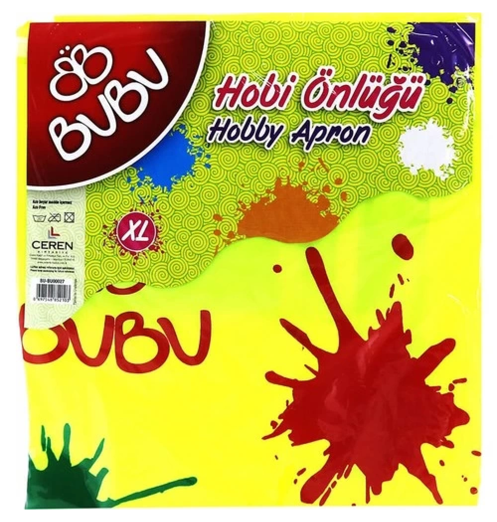 Bu-Bu Hobi Önlüğü (Xl) +10 Yaş Su Geçirmez Kod:Bubu00027