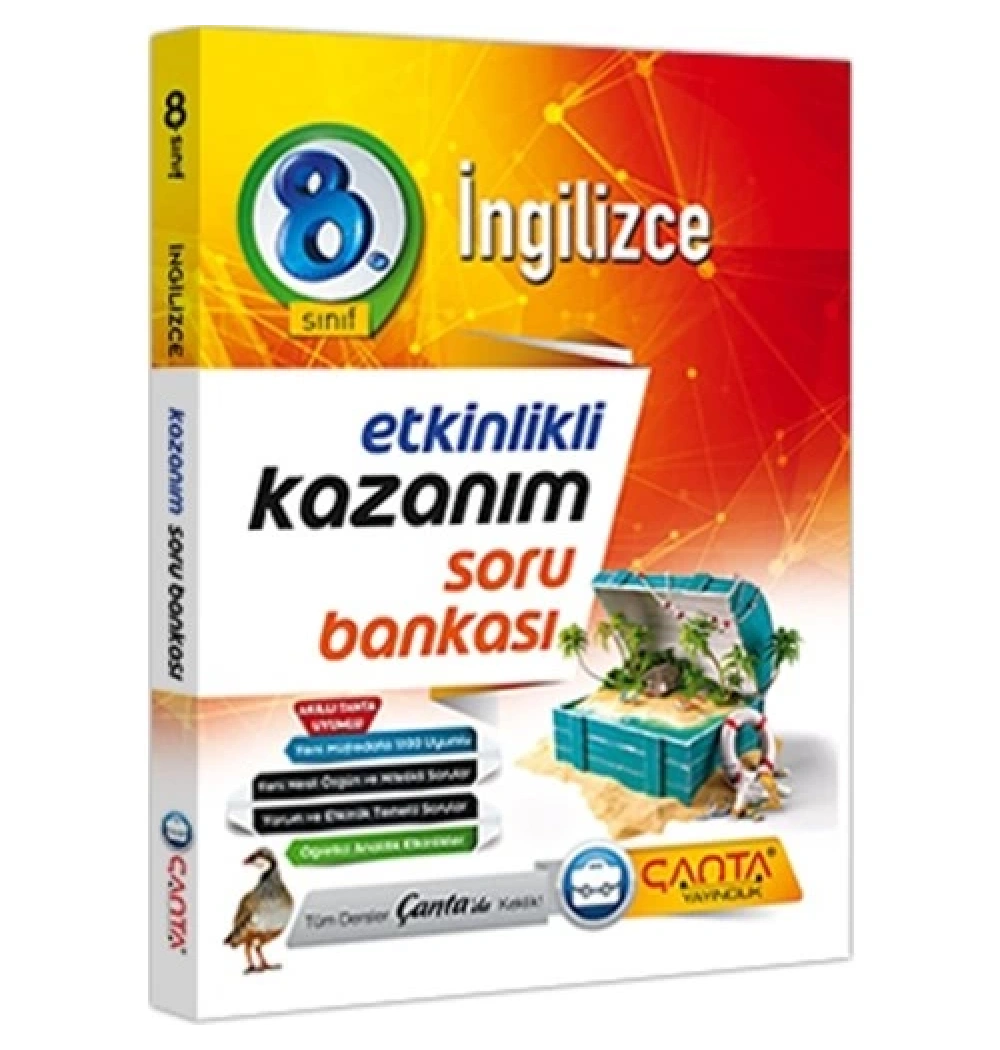 Çanta 8.Sınıf İngilizce Kazanım Soru Bankası