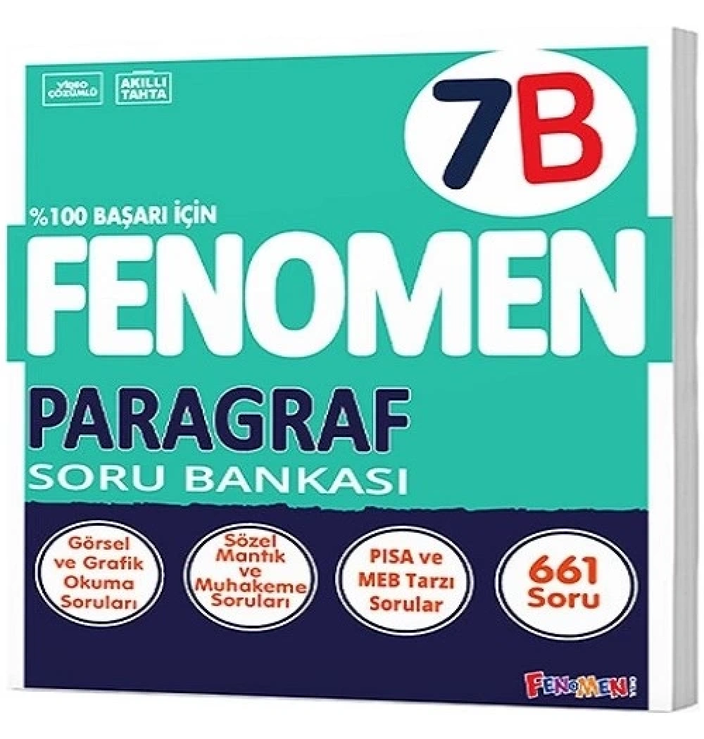 Fenomen 7.Sınıf Paragraf Fenomen Soru Bankası