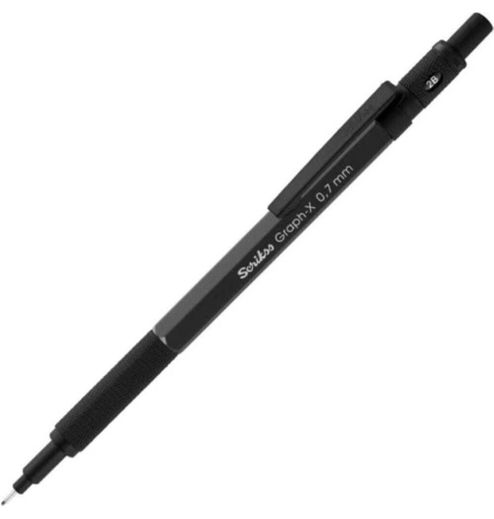 Scrikss Graph-X Metal Versatil 0,7 Mm Antrasit 2B Kutulu