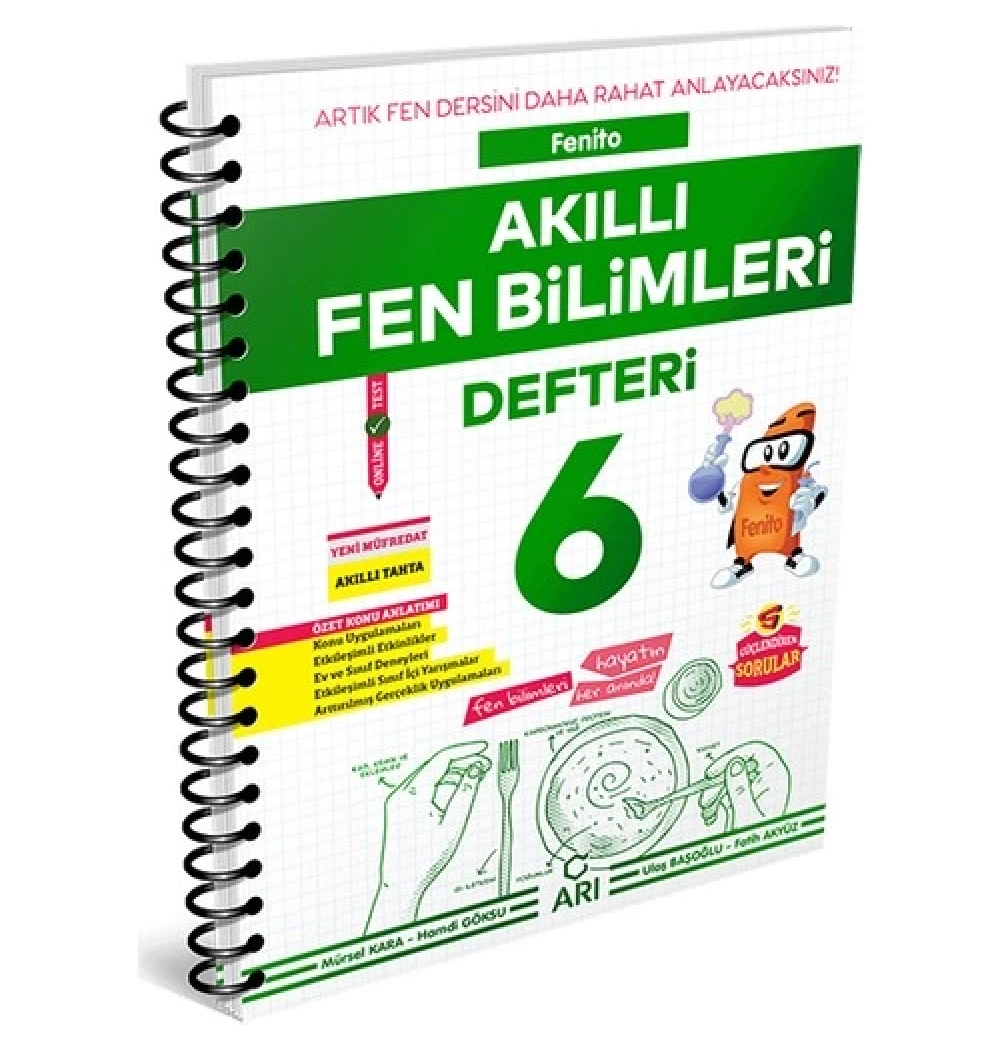 Arı 6.Sınıf Akıllı Fen Bilimleri Defteri