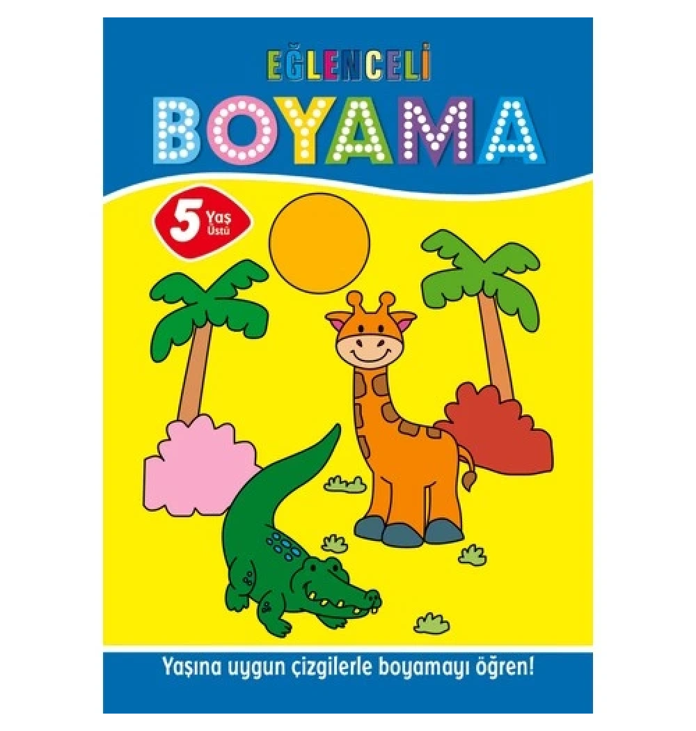 Eğlenceli Boyama 5+yaş Boya Kalemi Hediyeli Parıltı