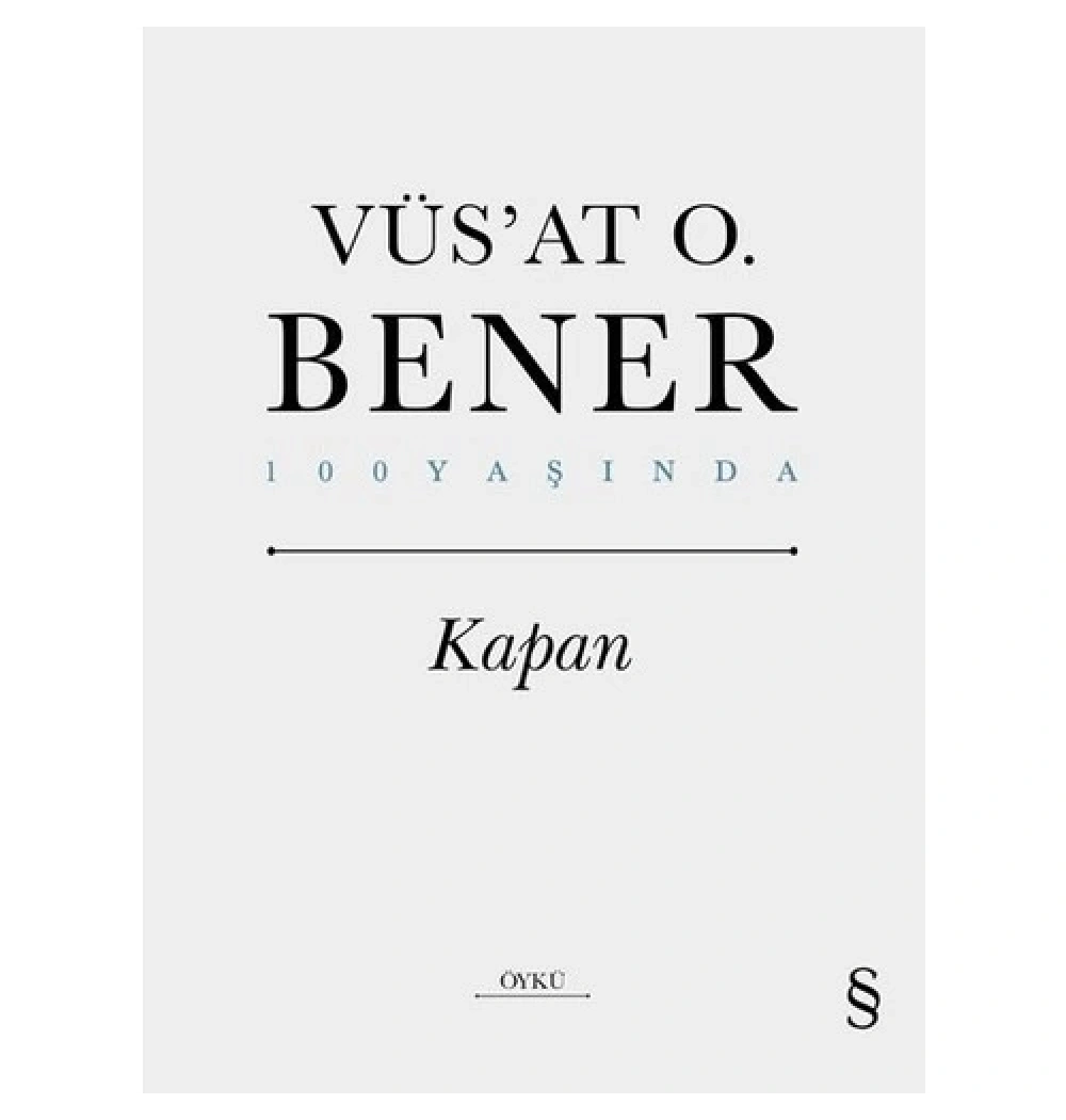 Kapan  Cep Boy Ciltli  Vüsat O Bener  Everest