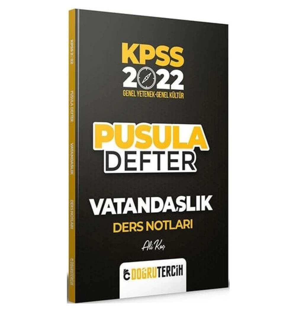 Kpss 2022 Pusula Defter Vatandaşlık Ders Notları Doğru Tercih