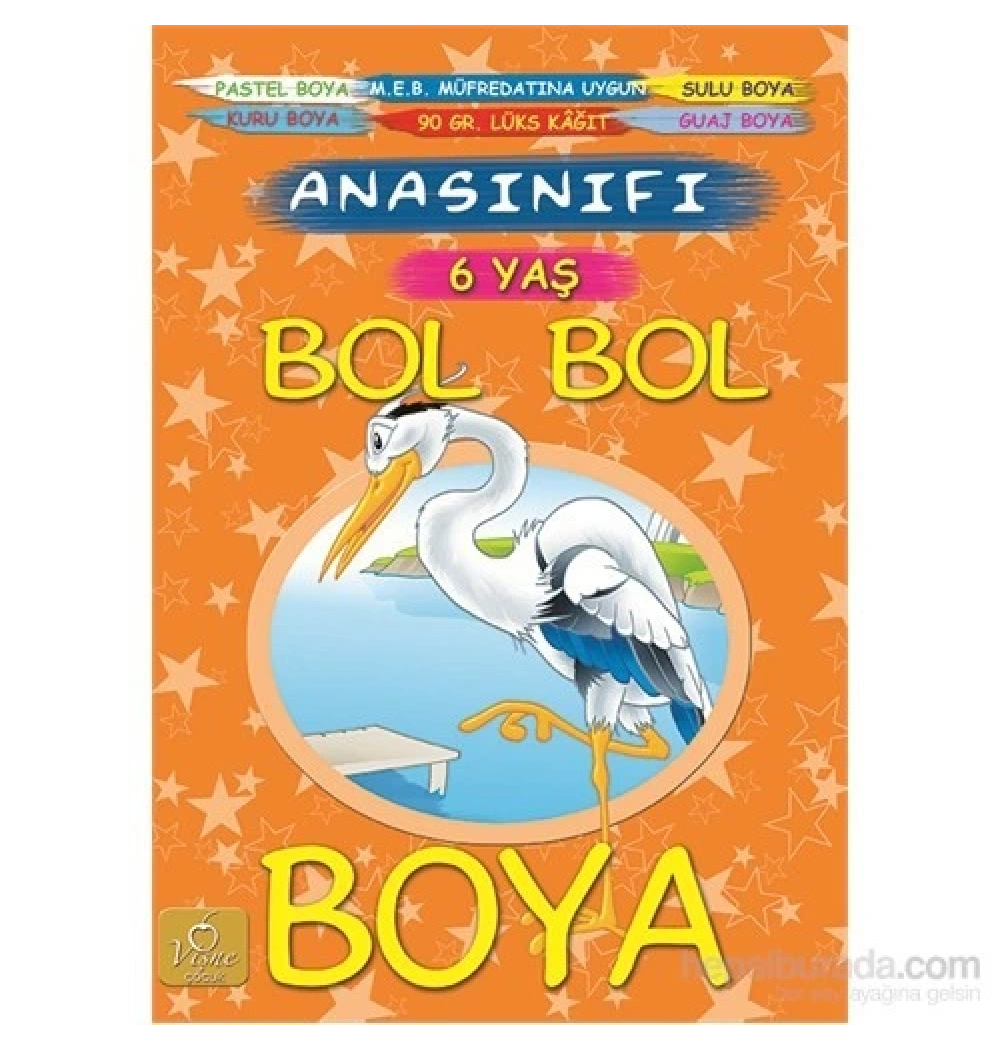 Anasınıfı 6 Yaş Bol Bol Boya   Vişne