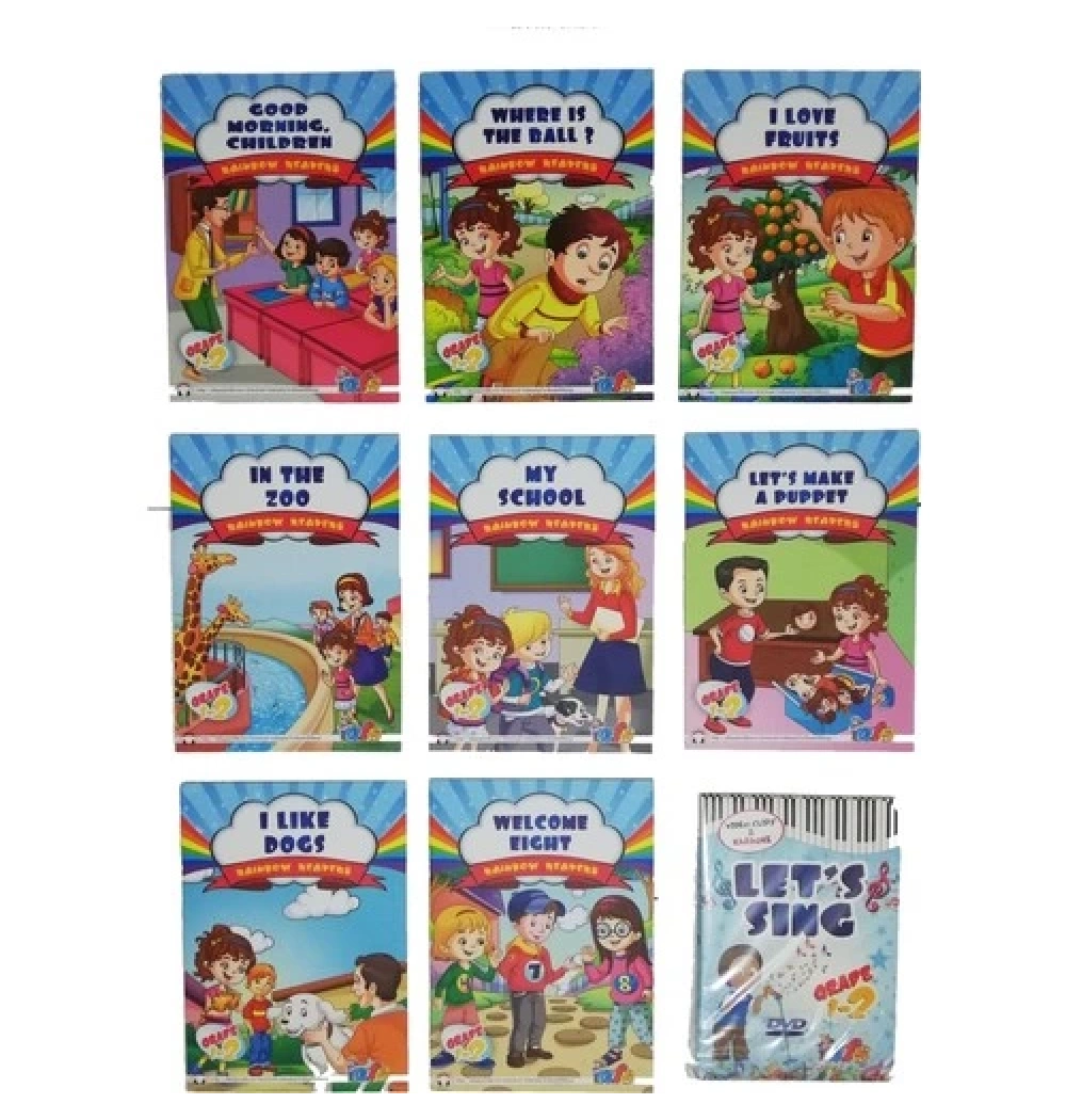 Rainbow Readers 1-2 İngilizce Hikaye 9 Kitap 1 Cd Seti Afs