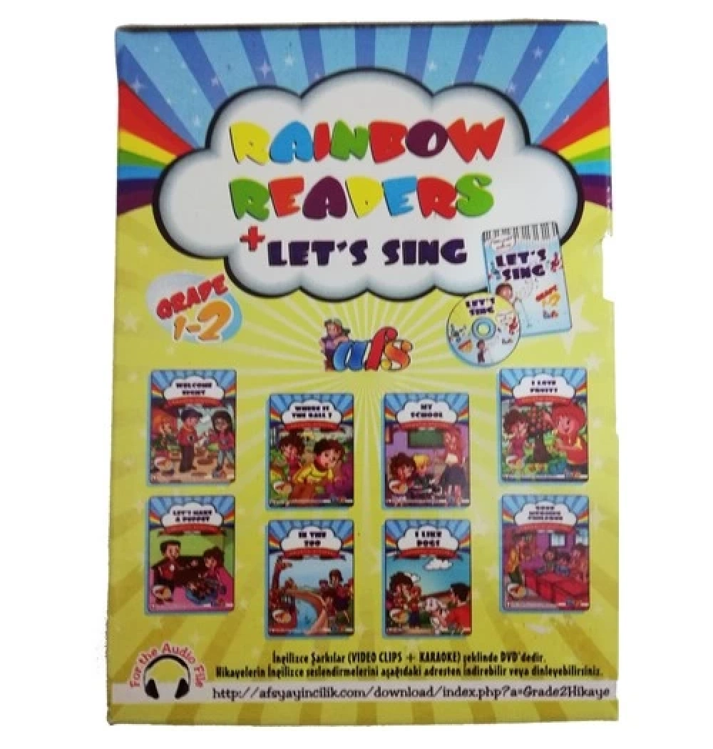 Rainbow Readers 1-2 İngilizce Hikaye 9 Kitap 1 Cd Seti Afs