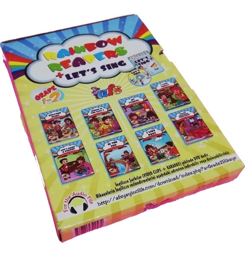 Rainbow Readers 1-2 İngilizce Hikaye 9 Kitap 1 Cd Seti Afs