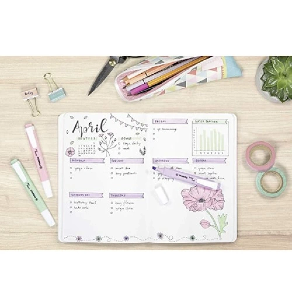 Stabılo Swıng Cool 4 Lü Pastel Fosforlu Kalem 275/4-08