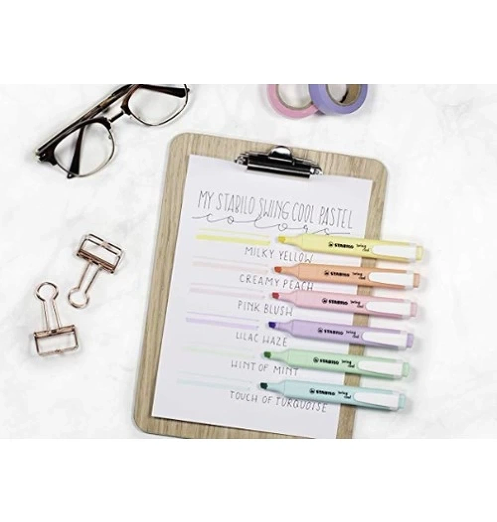 Stabılo Swıng Cool 4 Lü Pastel Fosforlu Kalem 275/4-08