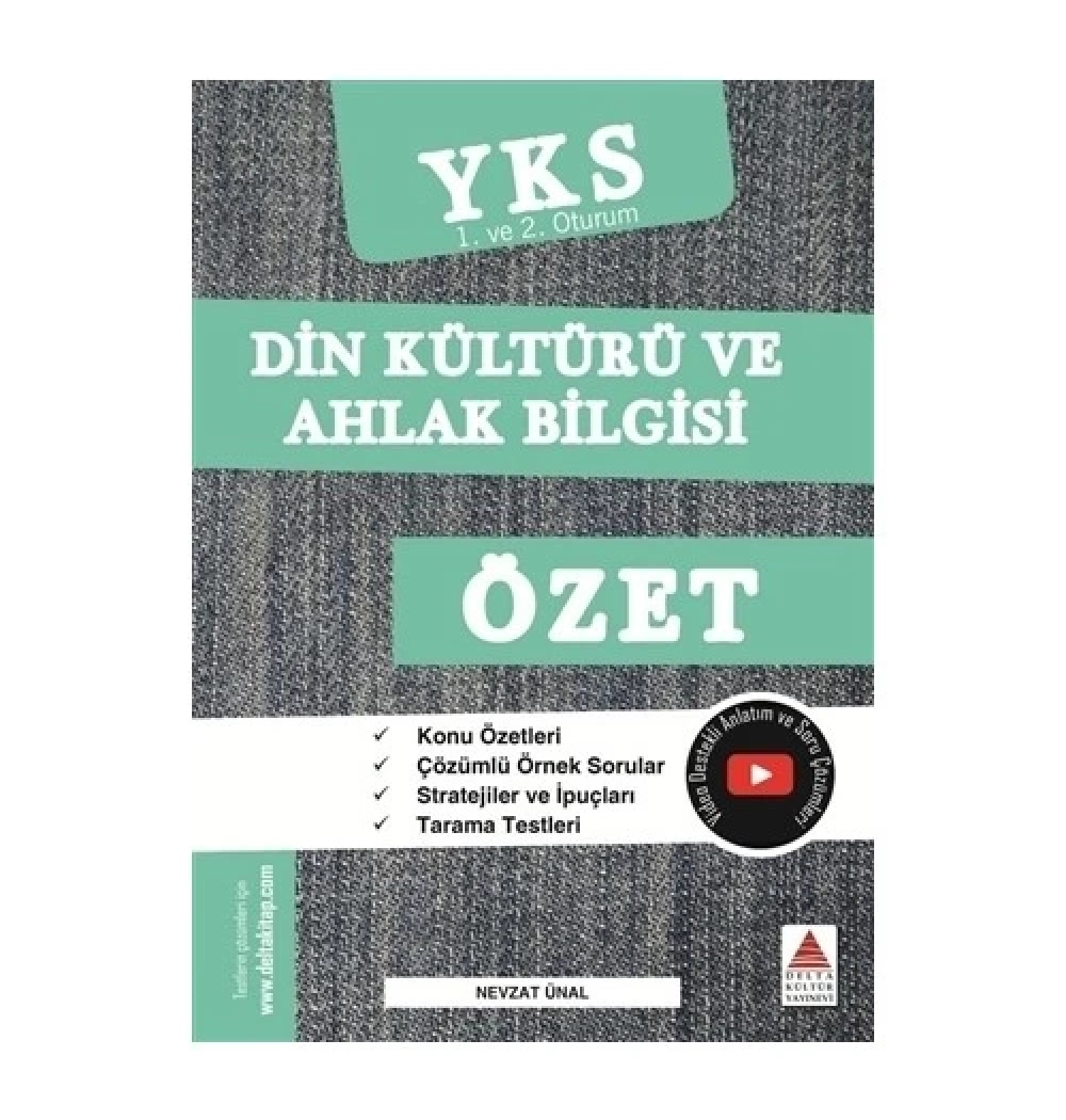 Delta Yks Din Kültürü Ahlak Bilgisi Özet