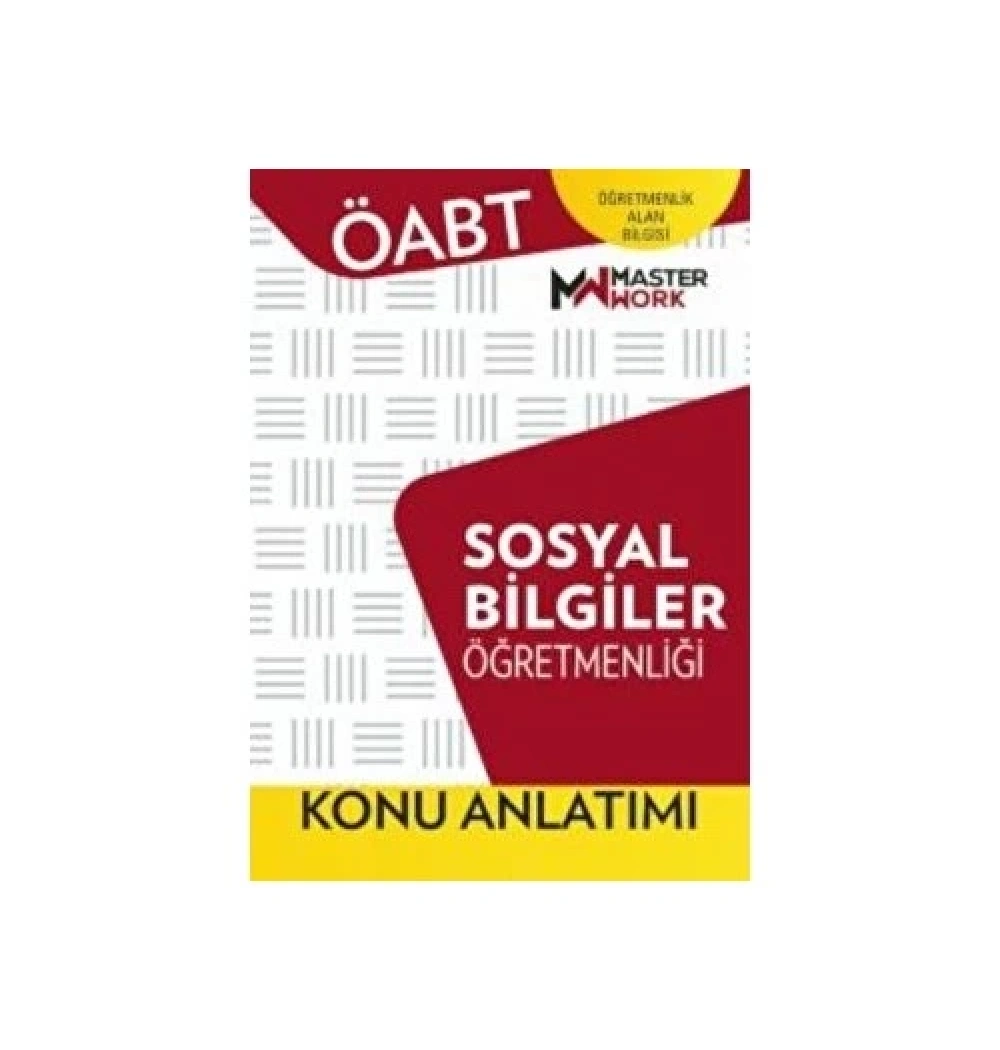 Öabt Sosyal Bilgiler Öğretmenliği Konu Anlatım  Master Work