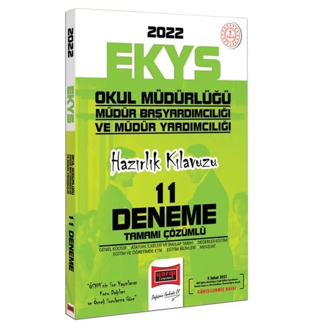 Yargı 2022 Ekys Okul Müdürlüğü Ve Yardımcılığı 11 Çözümlü Deneme