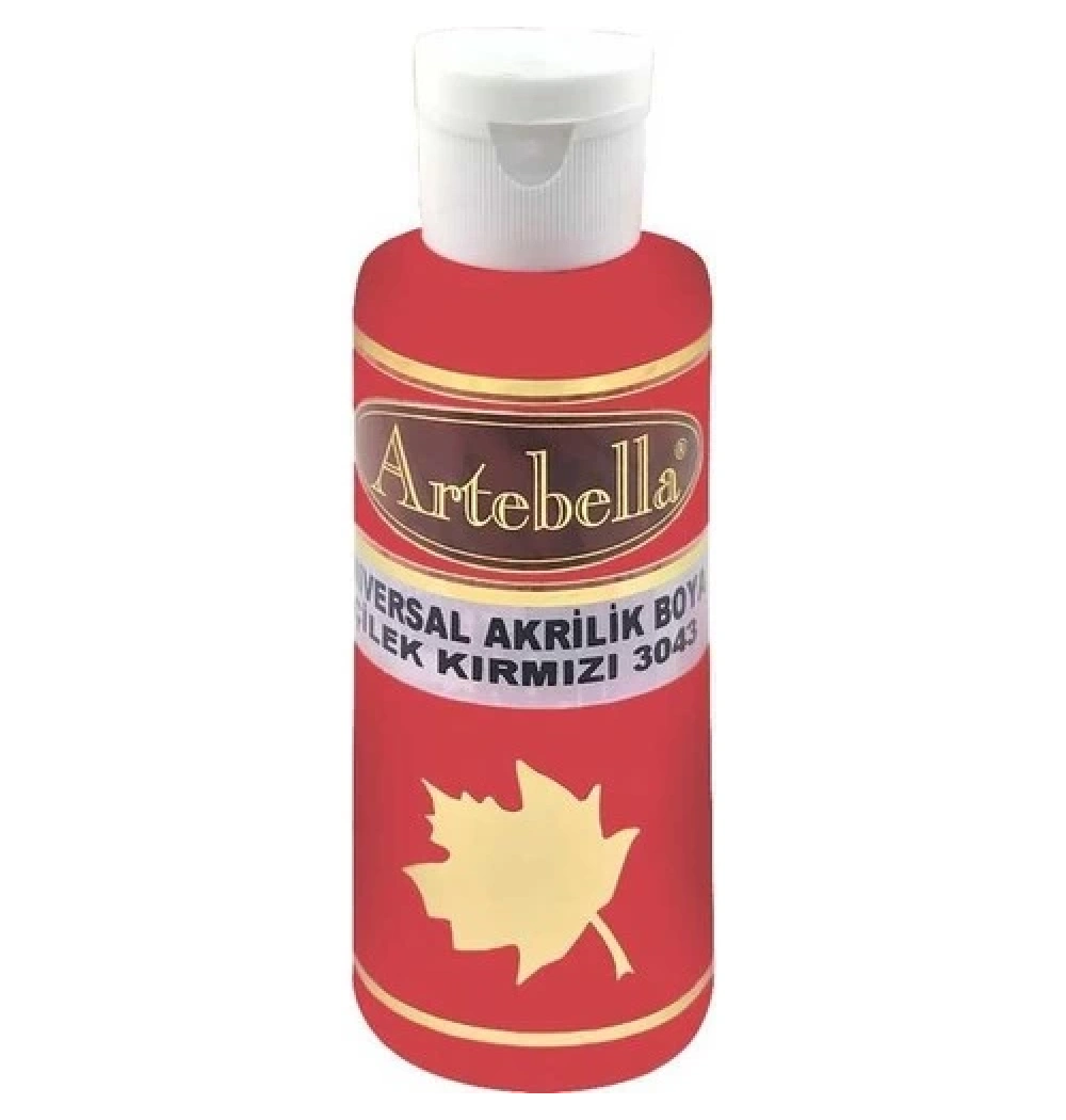 Artebella Opak Akri̇Li̇K 130 Cc Çi̇Lek Kirmizi 3043