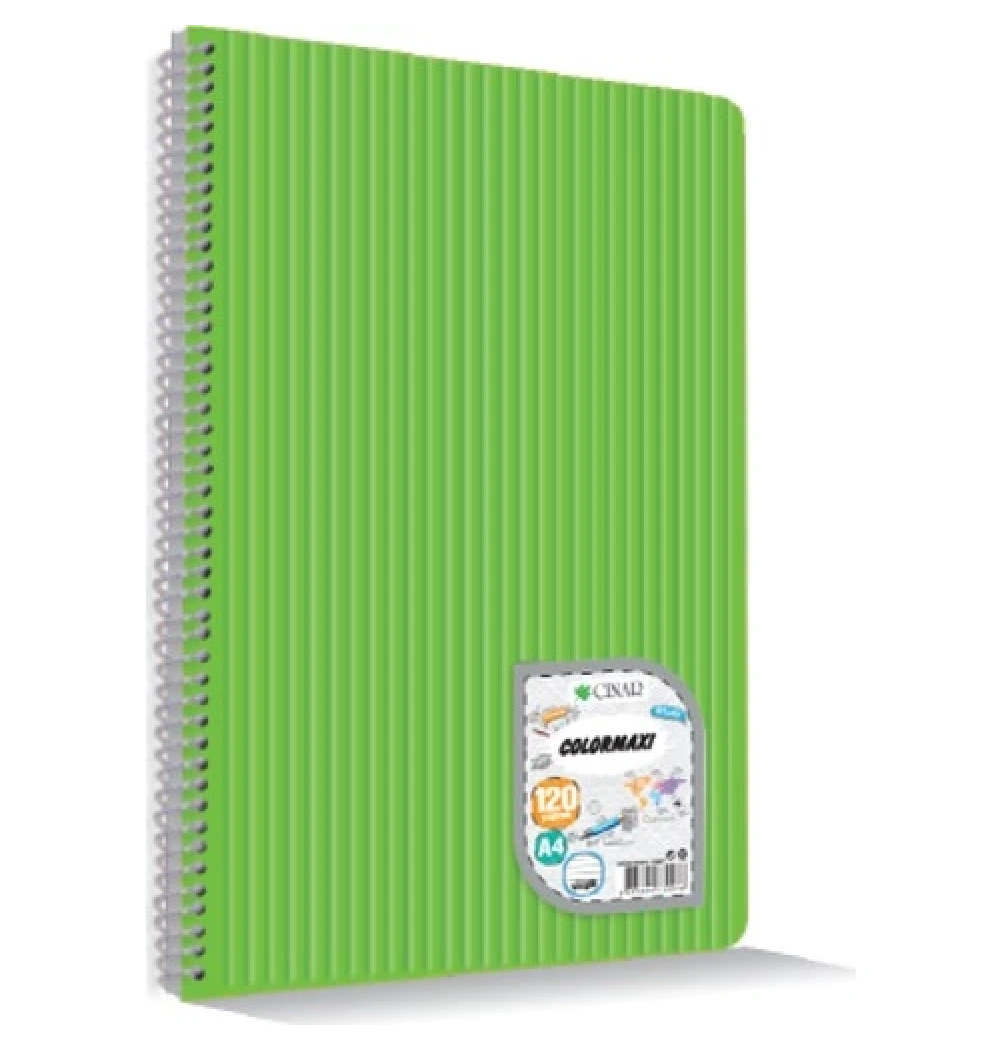 Çınar 73500 Colormaxı Sipiralli A5 Pp Kapak 72 Yp Düz Defter