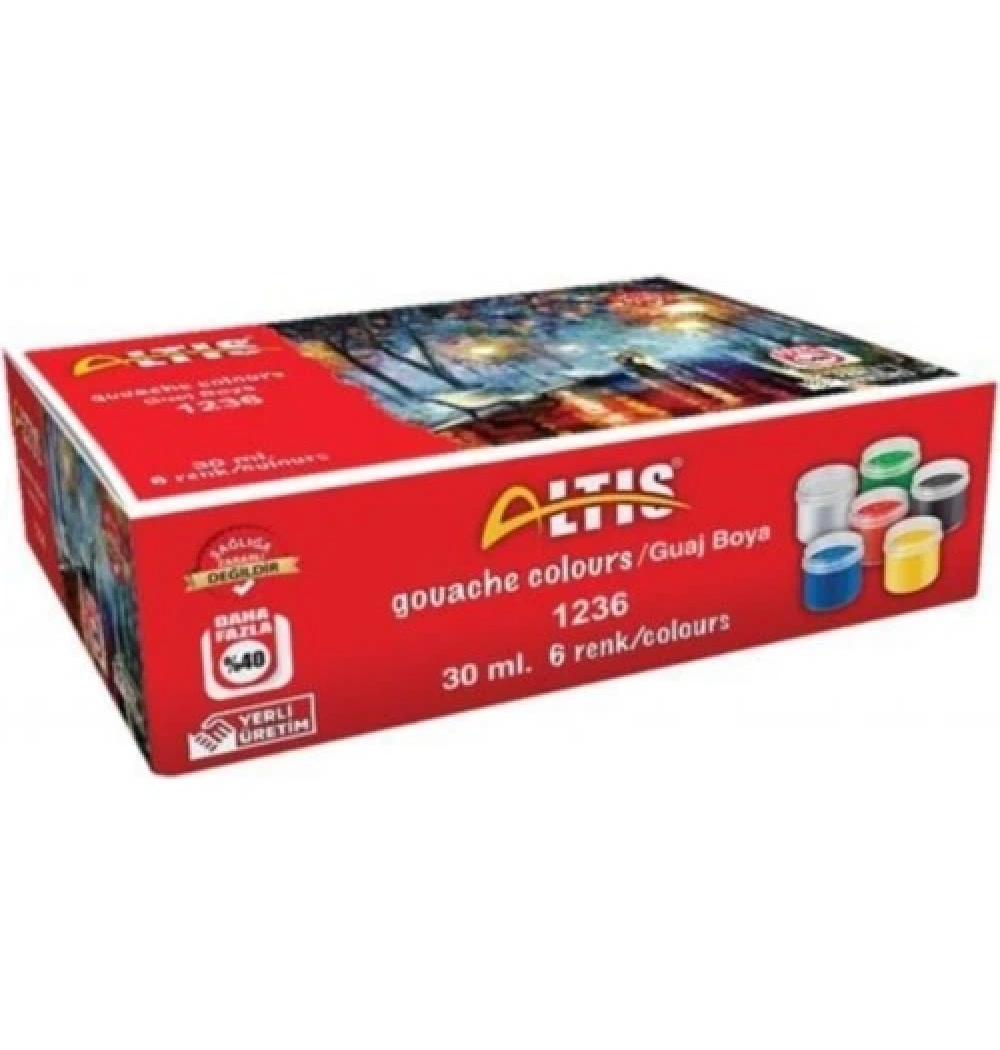 Altis Guaj Boya 30 Mm 6 Renk 1236