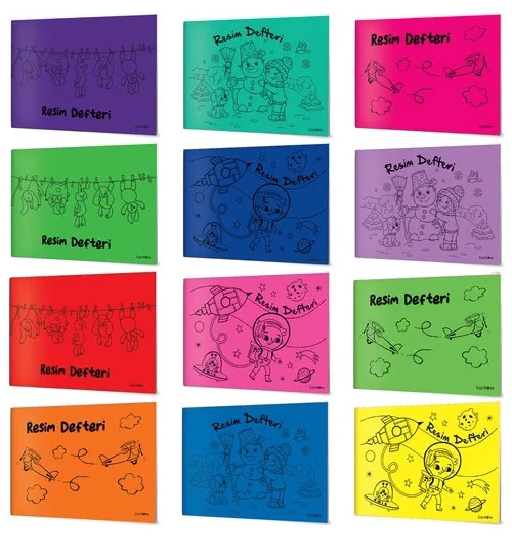 Çınar Büyük Boy Pp Kapak Resim Defteri 30 Yp 20005