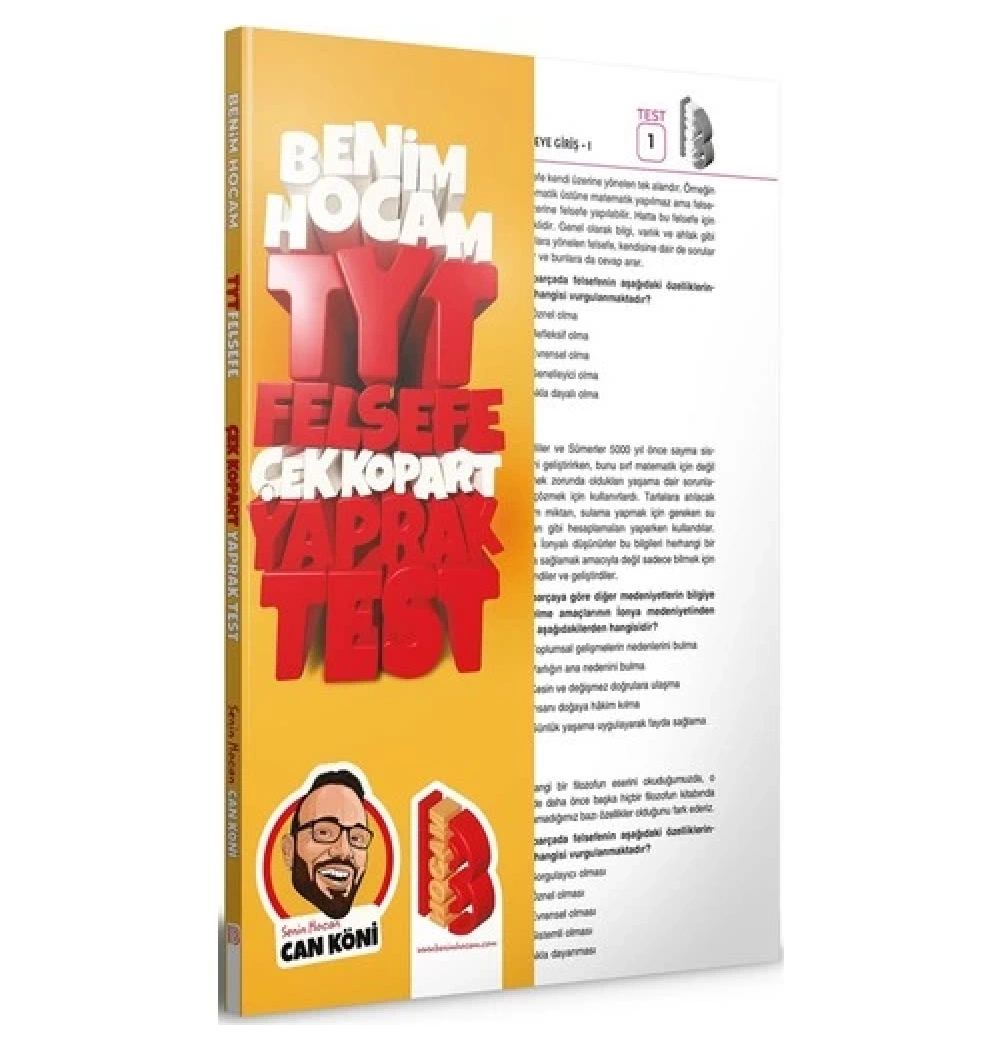 Tyt Felsefe Yaprak Test Benim Hocam
