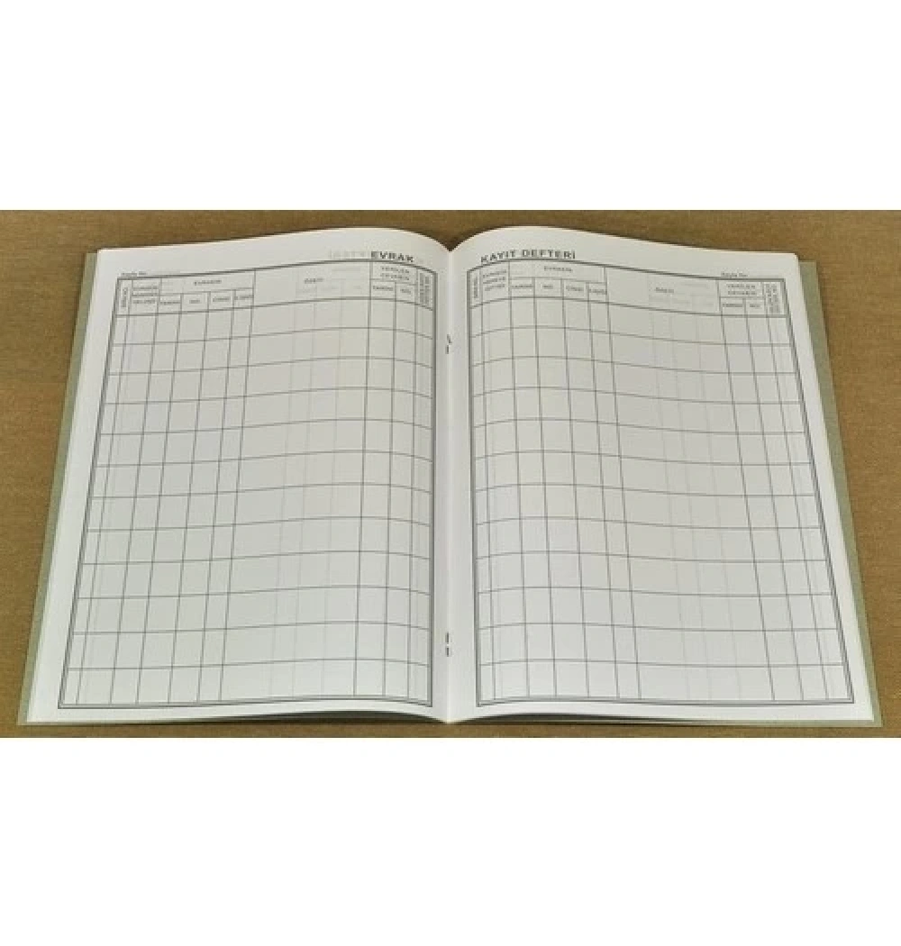 Doru Dernekler Evrak Kayıt Defteri 40 Yp