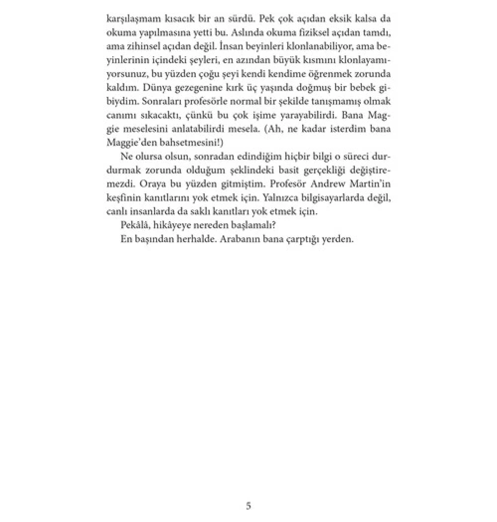 İnsanlar  Matt Haıg  Domingo