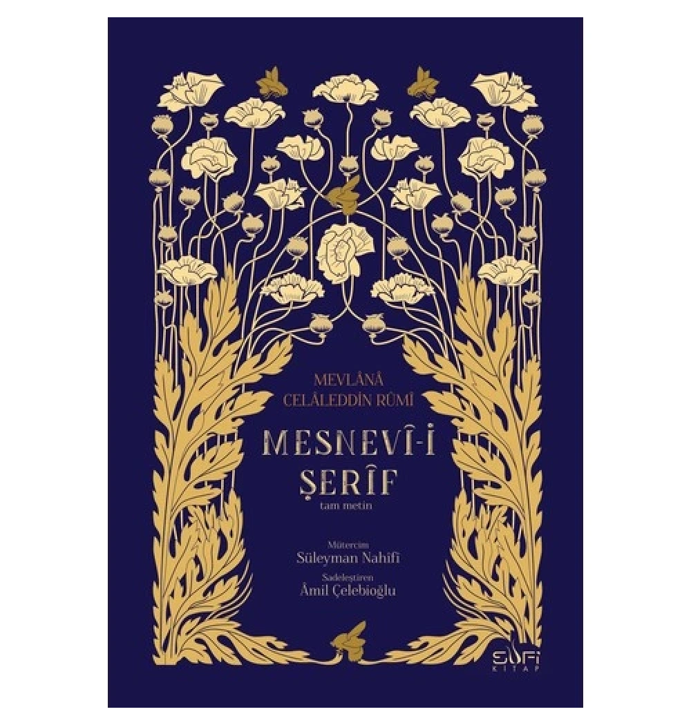 Mesnevi Şerif Mevlana  Süleyman Nahifi   Sufi  Kitap