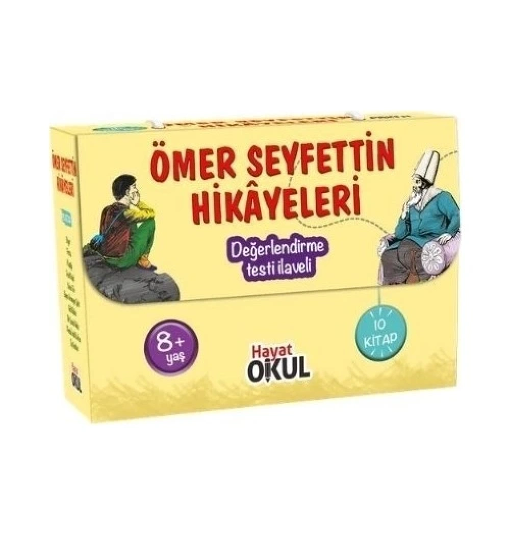Ömer Seyfettin Hikayeleri 10 Kitap Set 8+Yaş Hayat Yayın