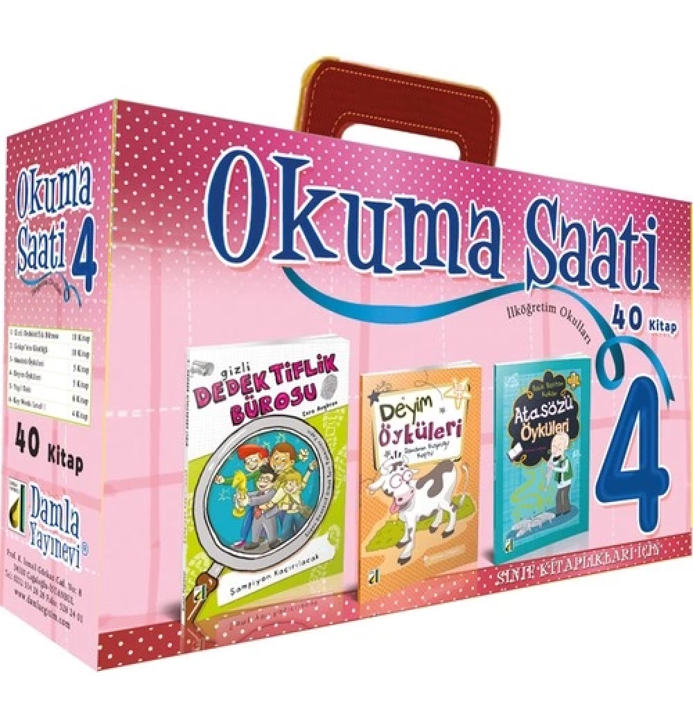 4.Sınıf Okuma Saati (40 Kitap) Damla Yay.