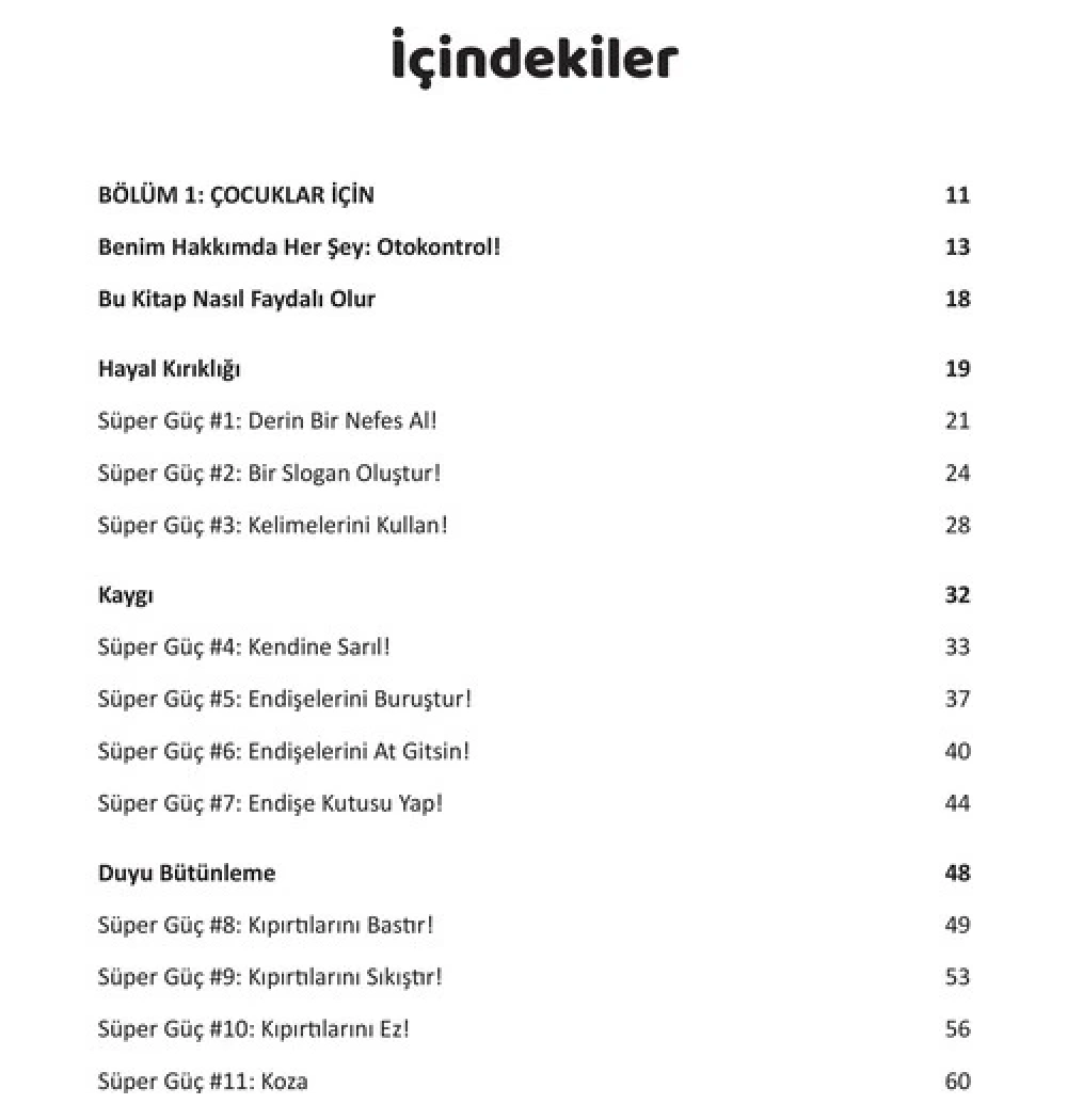 Çocuklar İçin Otokontrol Sola Kids