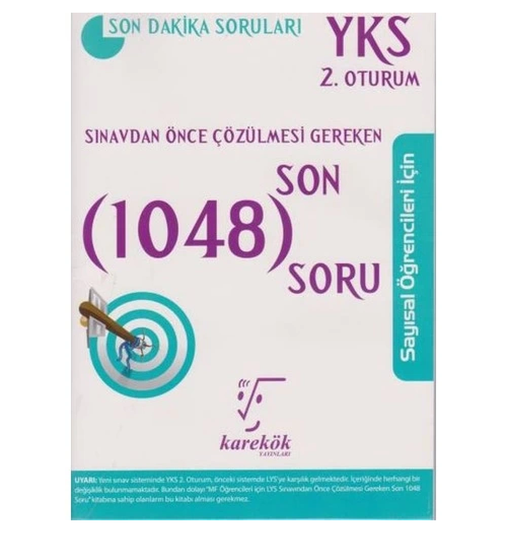 Karekök Yks Son 1048 Soru 2.Oturum Sayısal