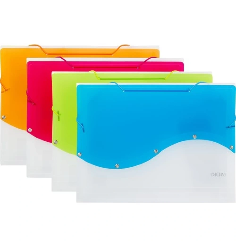 Noki S Neon Seri Lastikli 12 Bölmeli Dosya Kod:S20093