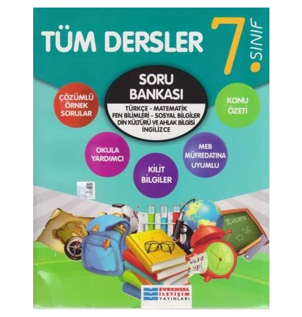 7.Sınıf Tüm Dersler Soru Bankası   Evrensel